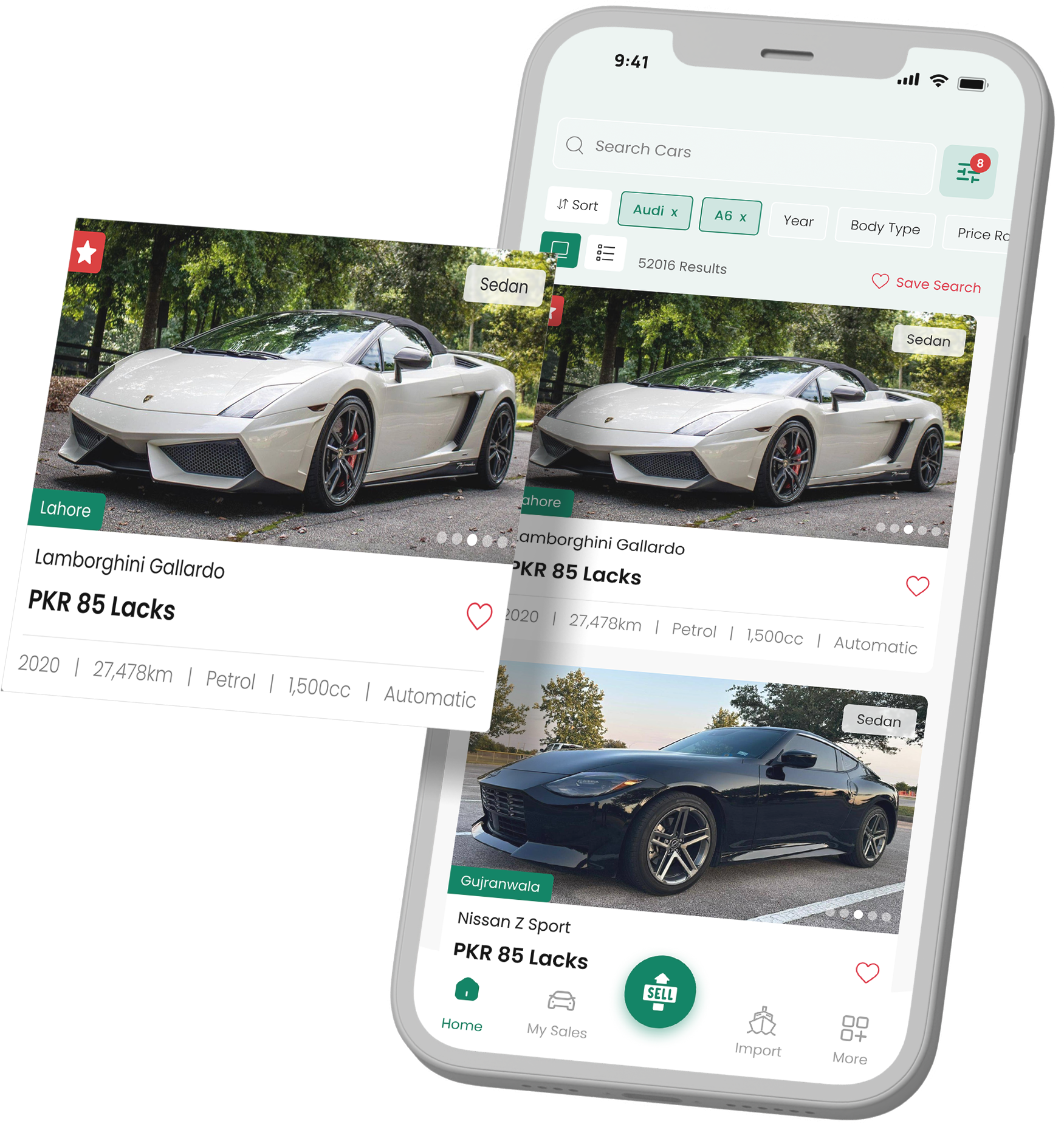 Post a free car ad on phone