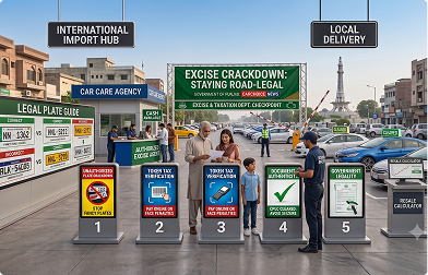 Fancy number plates & token tax: staying road-legal